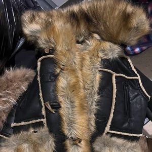 Sherling coat unisex kids